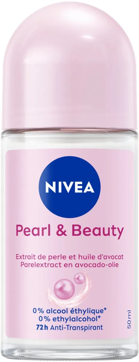 NIVEA Pearl & Beauty Deodorant Roller 6x50ml - 72u Bescherming