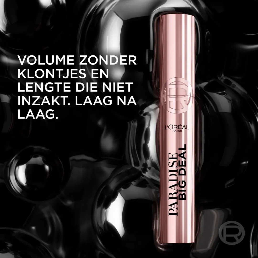 L'Oréal Paris Paradise Mascara Zwart - 2x 19.8ml