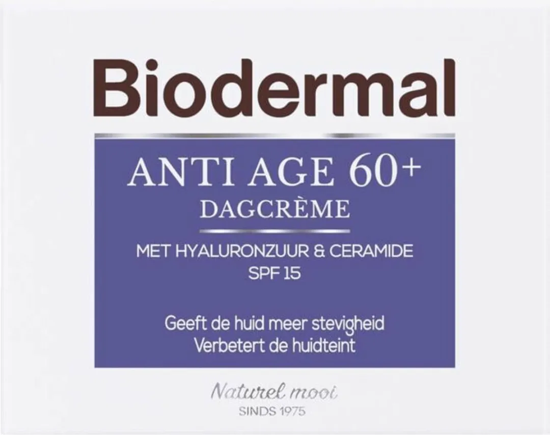 Biodermal Anti Age Dagcrème 60+ SPF15 - 50ml - afbeelding 6 van 6