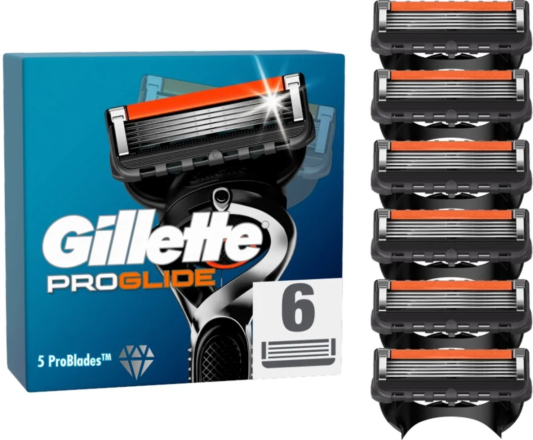 Gillette ProGlide Oranje Scheermesjes - 6 Stuks