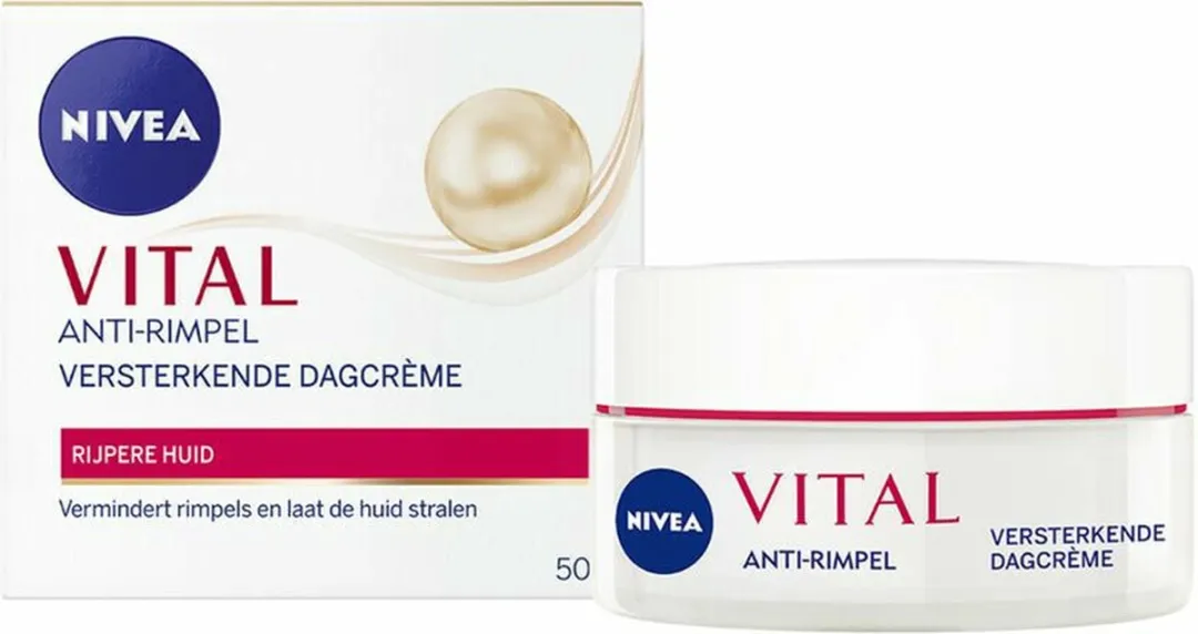 NIVEA Vital Dagcrème Anti-Rimpel 50ml - 3 Stuks