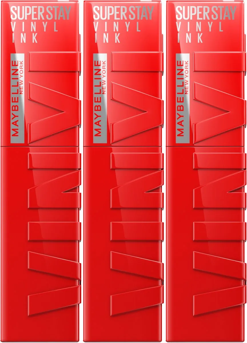 Maybelline SuperStay Vinyl Ink Lipstick 25 Red-Hot