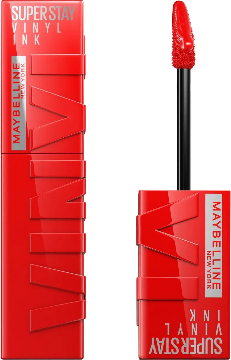 Maybelline SuperStay Vinyl Ink Lipstick 25 Red-Hot - 3 Stuks - afbeelding 6 van 6