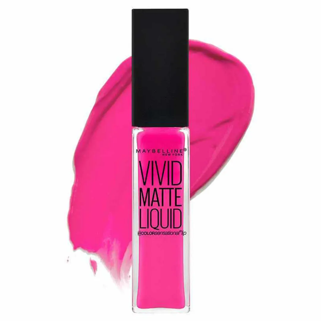 Maybelline Vivid Matte Liquid Lippenstift 15 Electric Pink - 8ml
