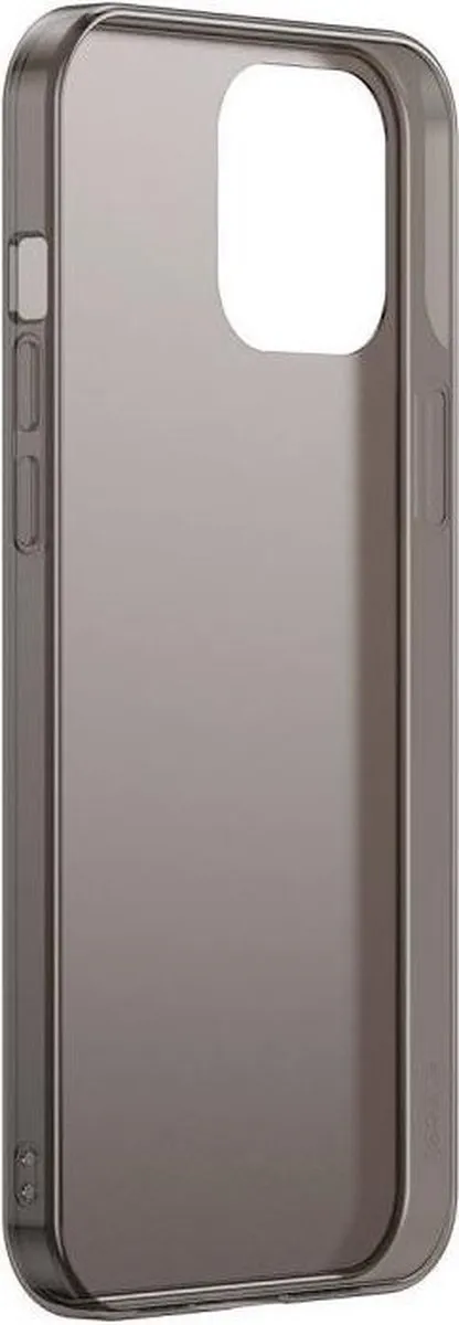 Baseus Frosted Glass Hoesje iPhone 12/12 Pro - Matte Zwart