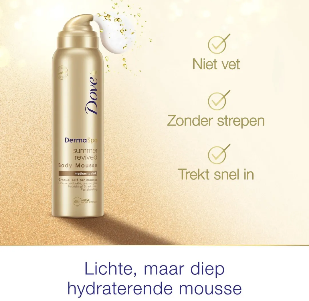Dove DermaSpa Tanning Mousse Medium-Dark 150ml