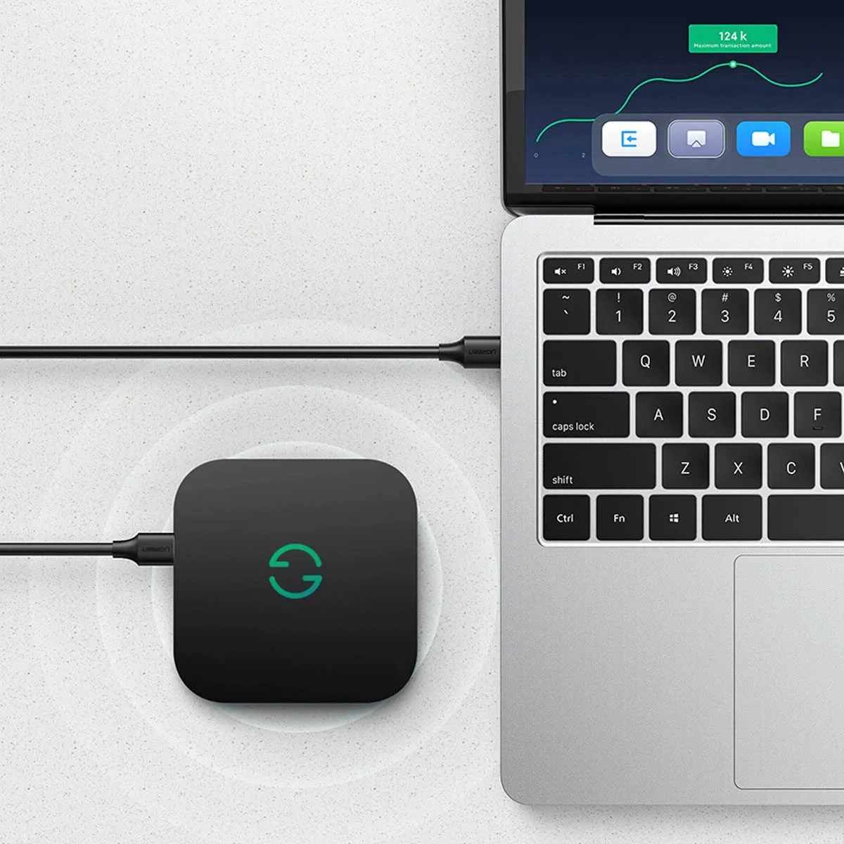 Ugreen USB-A Kabel USB3.0 5Gb/s 0,5m - Zwart - afbeelding 6 van 6