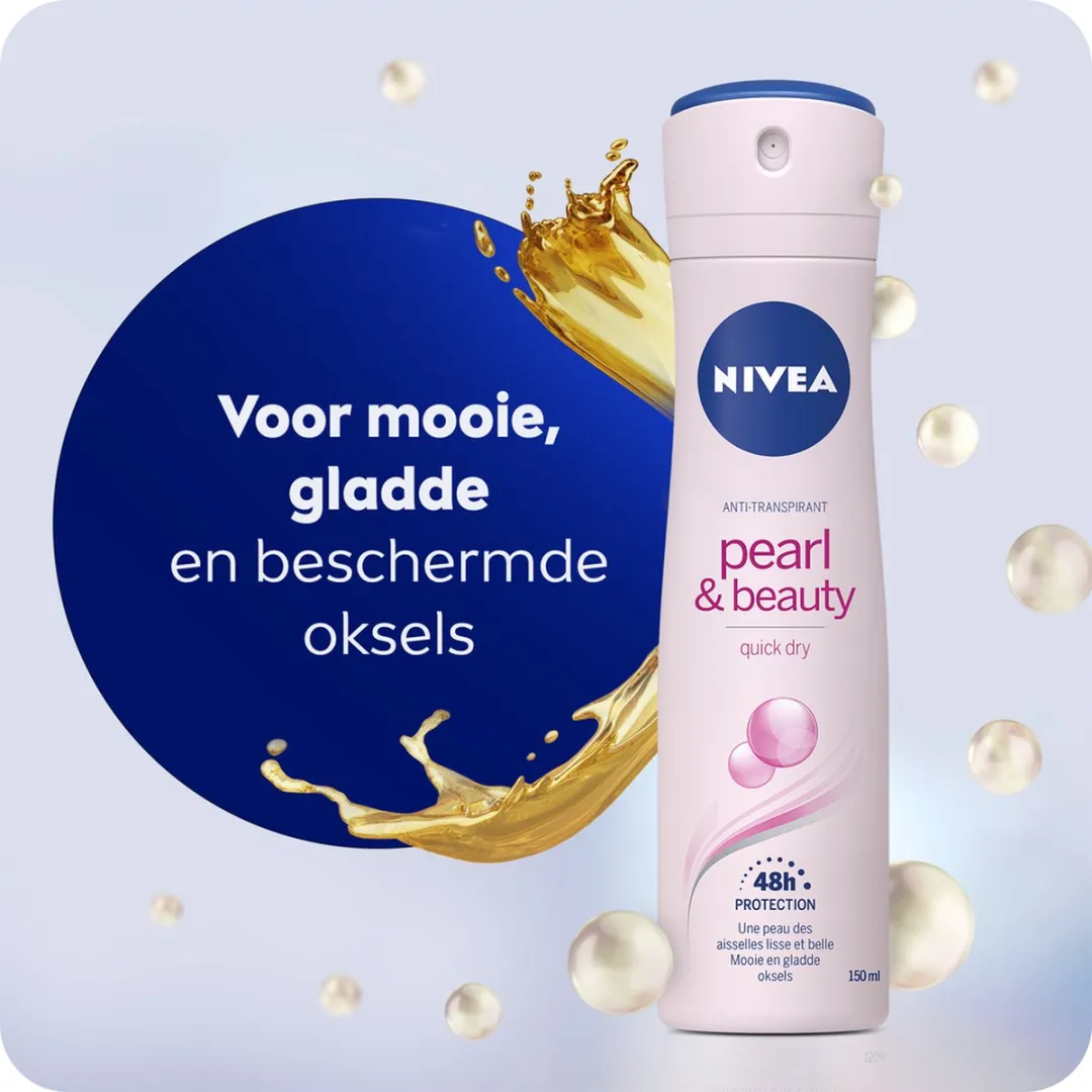 NIVEA Pearl & Beauty Deo Spray 150ml - 3 Stuks