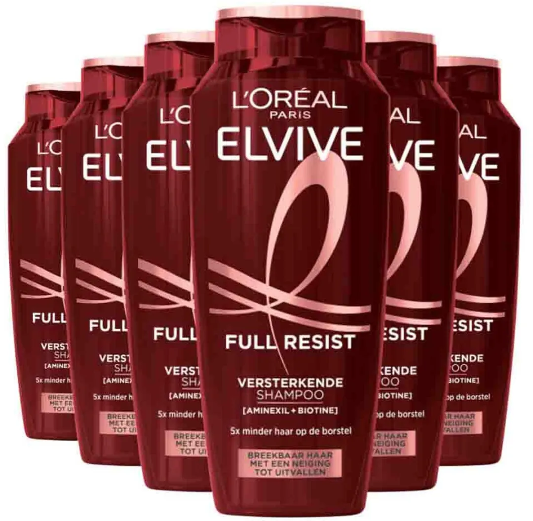 L'Oréal Paris Elvive Full Resist Shampoo - 6x250ml - afbeelding 6 van 6