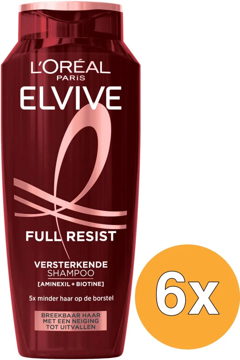 L'Oréal Paris Elvive Full Resist Shampoo - 6x250ml