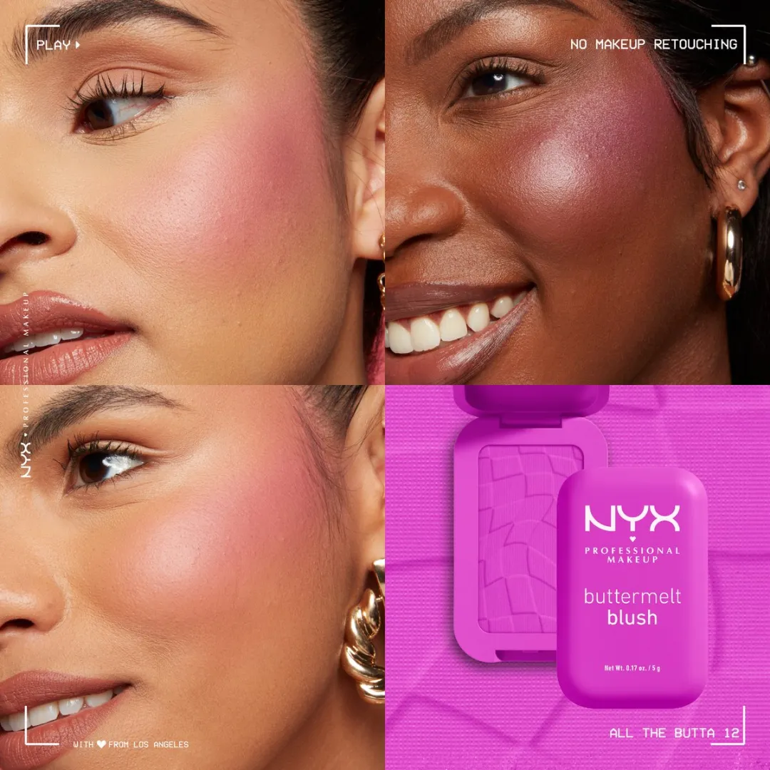 NYX Buttermelt Blush All The Butta 5g