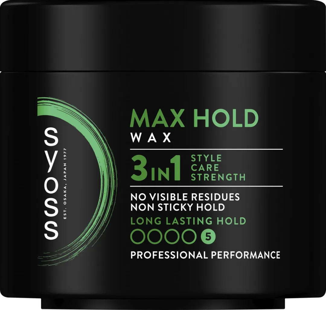 SYOSS Max Hold Styling Wax 900ml - 6x150ml