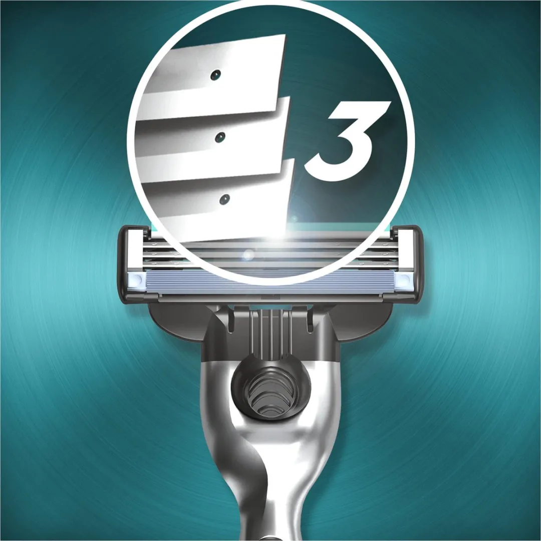 Gillette Mach3 Scheersysteem - 3 Bladen - 2 Stuks