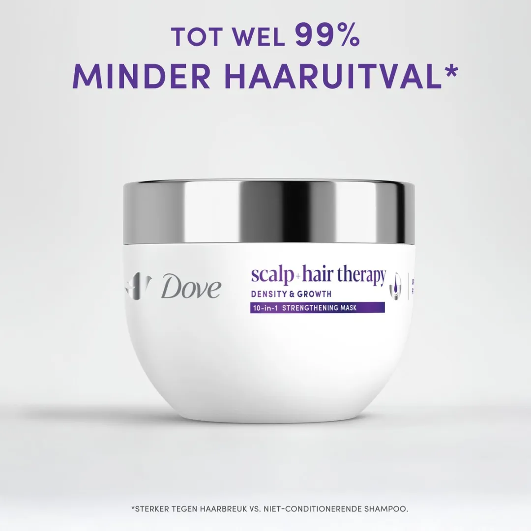 Dove Scalp + Hair Therapy Haarmasker - 270ml - afbeelding 4 van 6