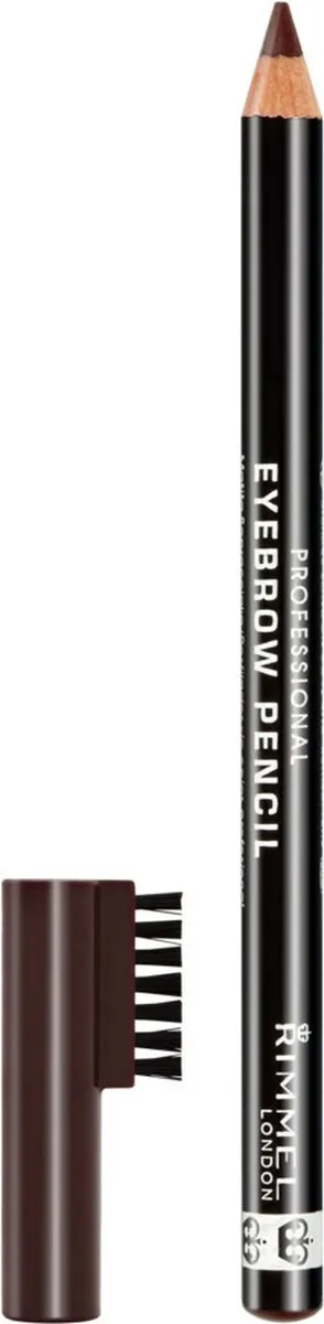 Rimmel London Professional Eyebrow Pencil 001 Donkerbruin - 3 Stuks