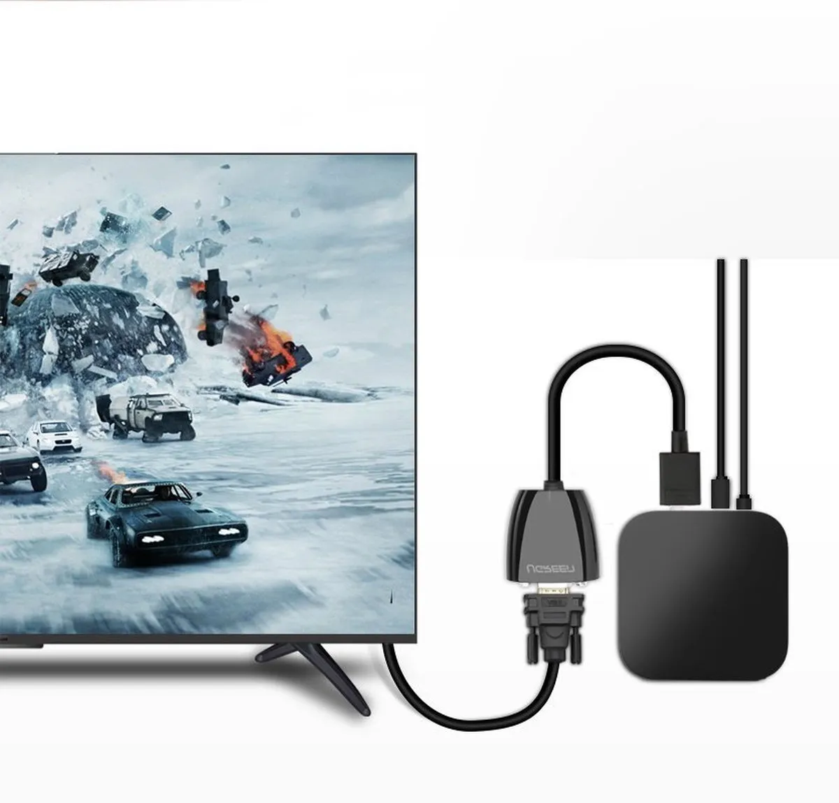 Ugreen HDMI naar VGA Adapter MM105 - FHD - Zwart - afbeelding 6 van 6