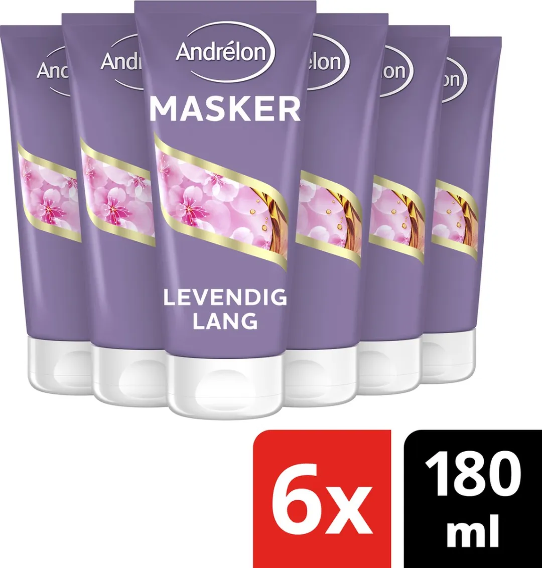 Andrélon Special Levendig Lang 1 Minuut WOW Masker - 6x180ml