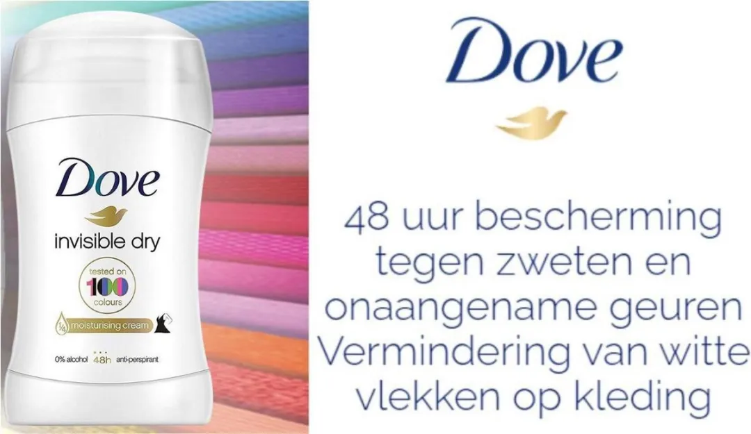 Dove Invisible Dry Deodorant Stick 2-Pack - 80ml