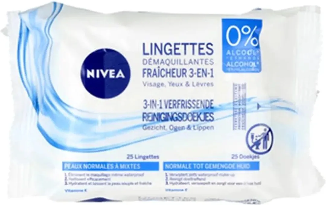 NIVEA Visage Reinigingsdoekjes Normaal Gemiddeld 160g