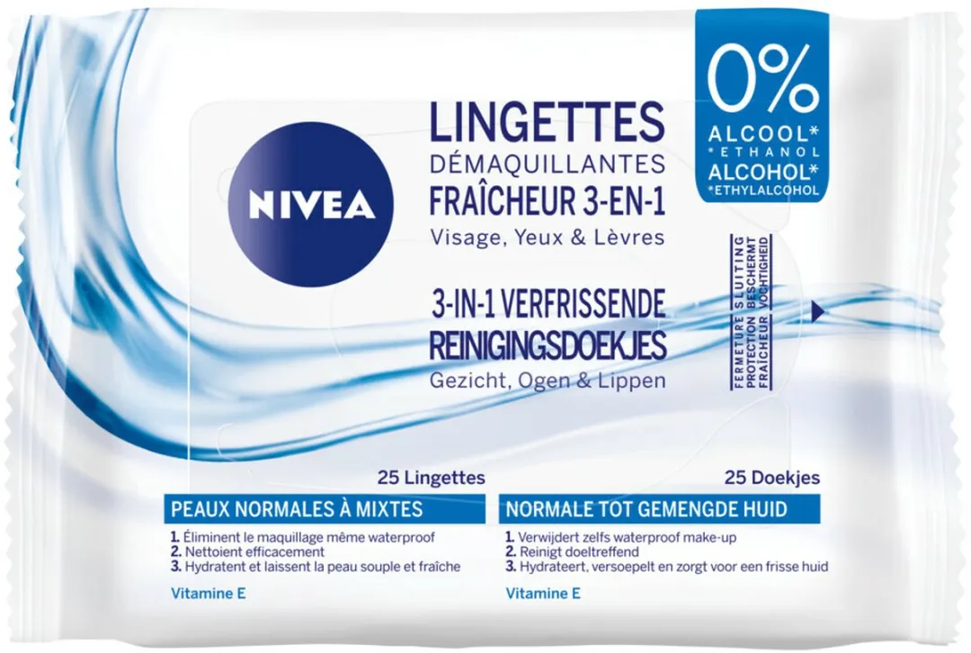 NIVEA Visage Reinigingsdoekjes Normaal Gemiddeld 160g