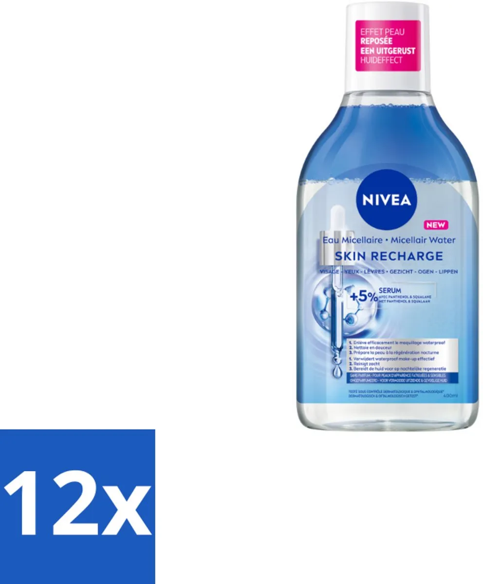 NIVEA Micellair Water Serum 400ml - 12 Stuks