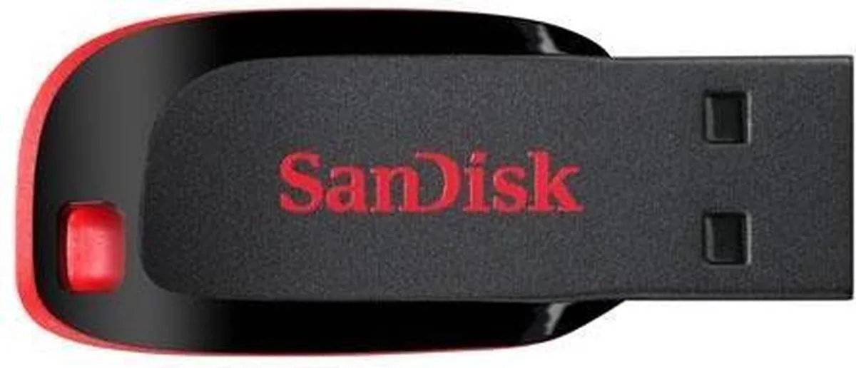SanDisk Cruzer Blade USB Stick 16GB - Rood