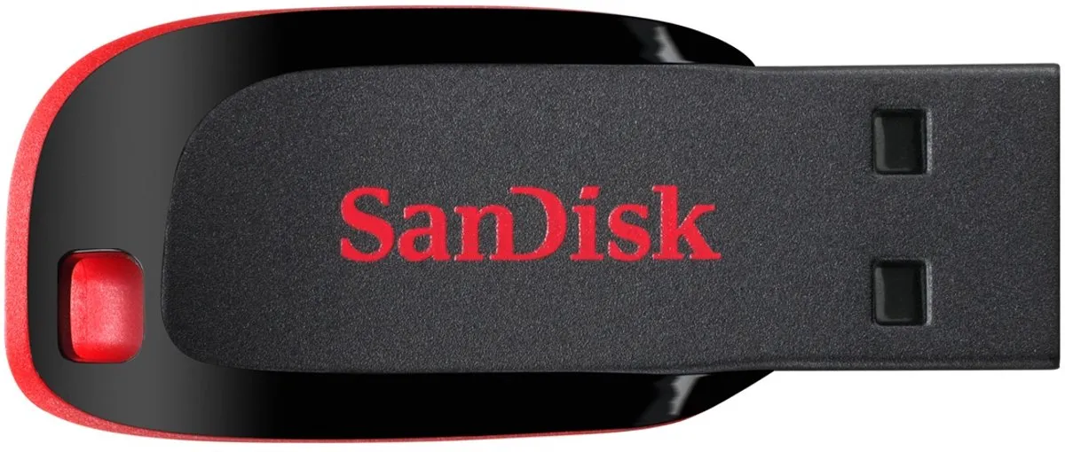 SanDisk Cruzer Blade USB Stick 16GB - Rood