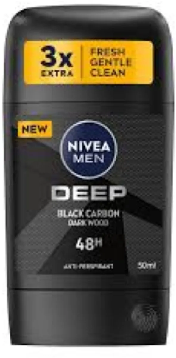 NIVEA Men Deep Darkwood Deo Stick - 250ml (5x50ml)