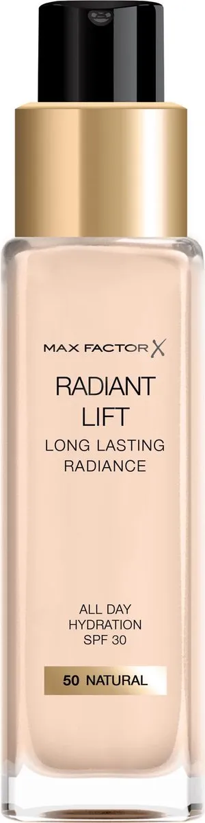 Max Factor Radiant Lift Foundation 50 Natural - 30ml - afbeelding 6 van 6