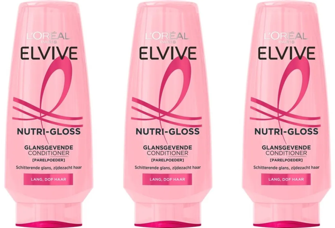 L'Oréal Paris Elvive Nutri-Gloss Conditioner 3x200ml