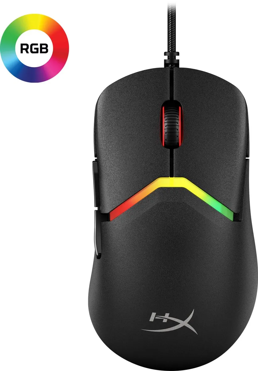 HyperX Pulsefire Saga A2PB3AA Gaming Muis - 26.000 DPI - Zwart - afbeelding 6 van 6