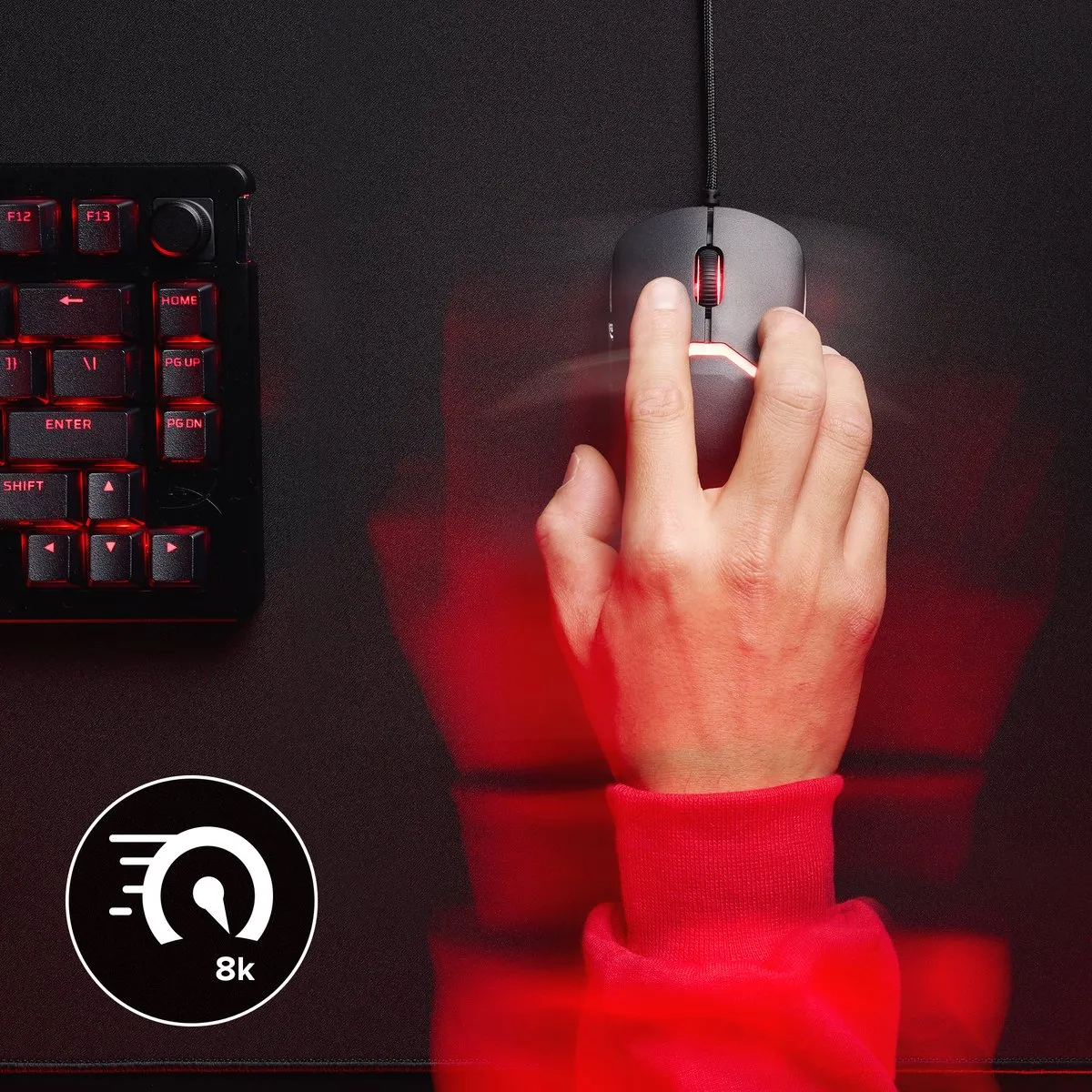 HyperX Pulsefire Saga A2PB3AA Gaming Muis - 26.000 DPI - Zwart