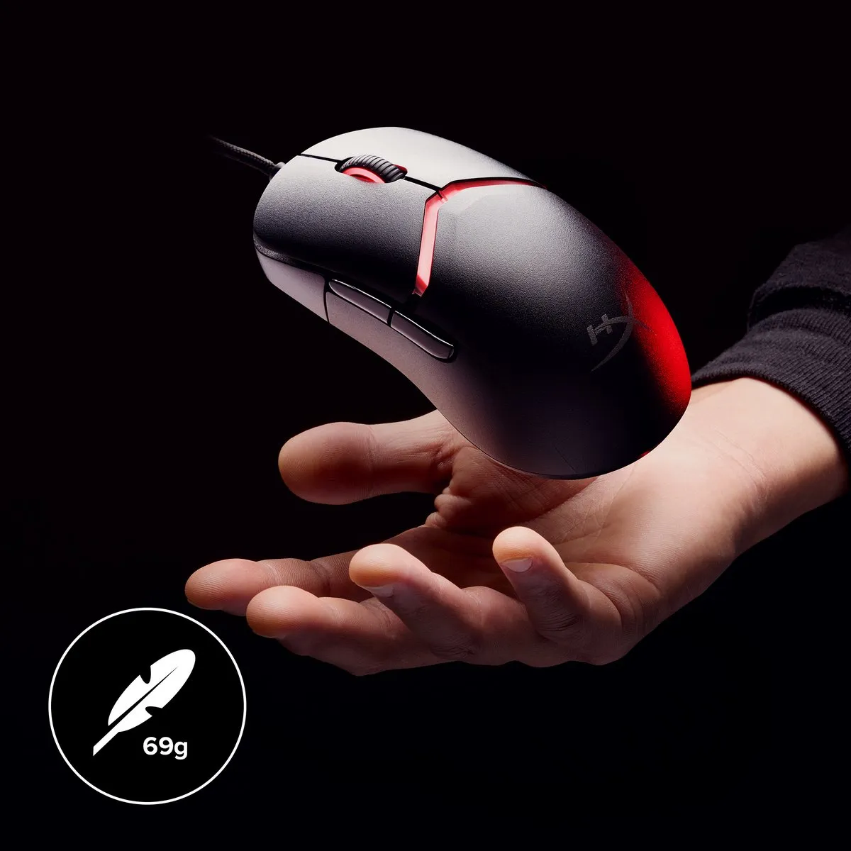 HyperX Pulsefire Saga A2PB3AA Gaming Muis - 26.000 DPI - Zwart