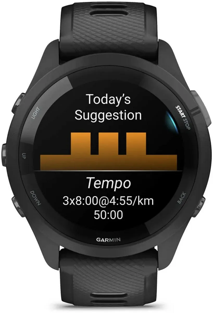 Garmin Forerunner 265 Sporthorloge 46mm - Zwart - afbeelding 6 van 6