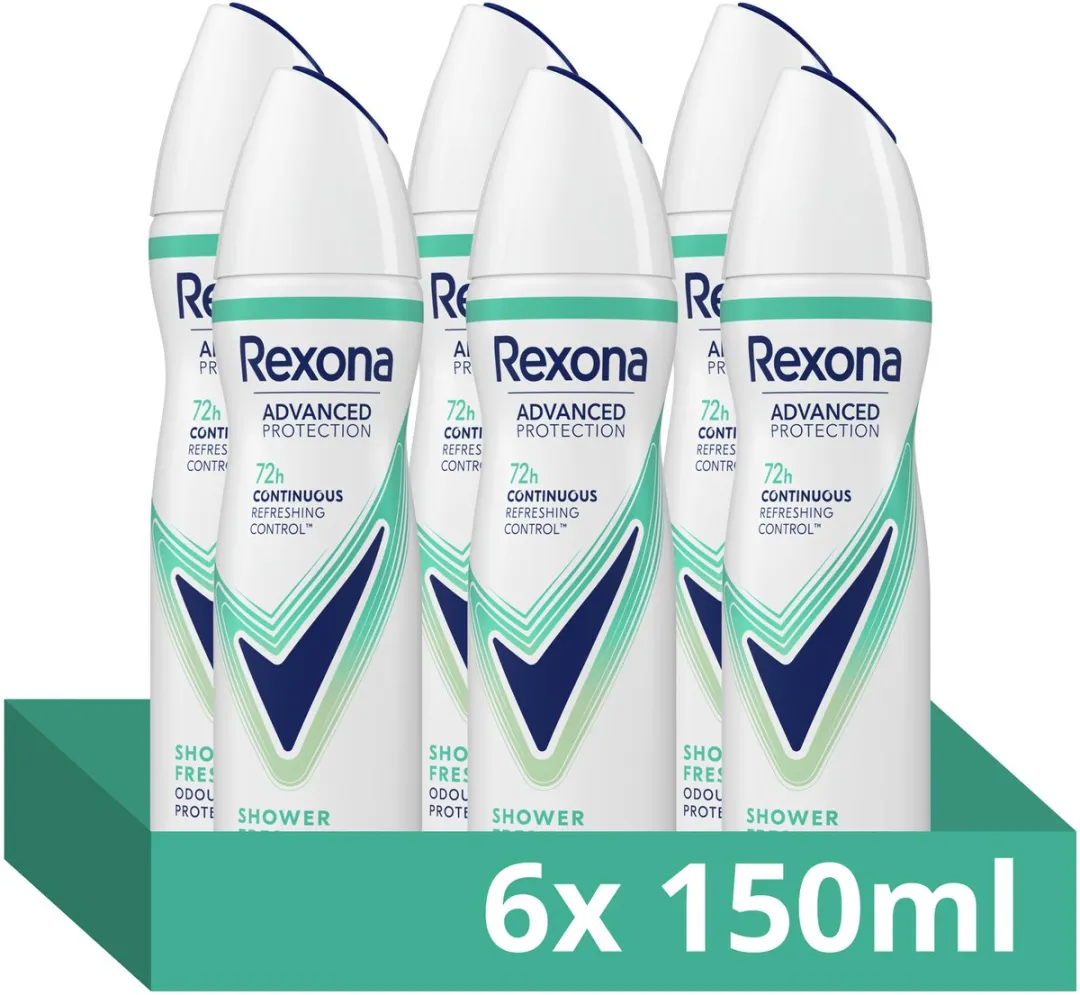 Rexona Women Advanced Protection Anti-Transpirant Spray 6x150ml