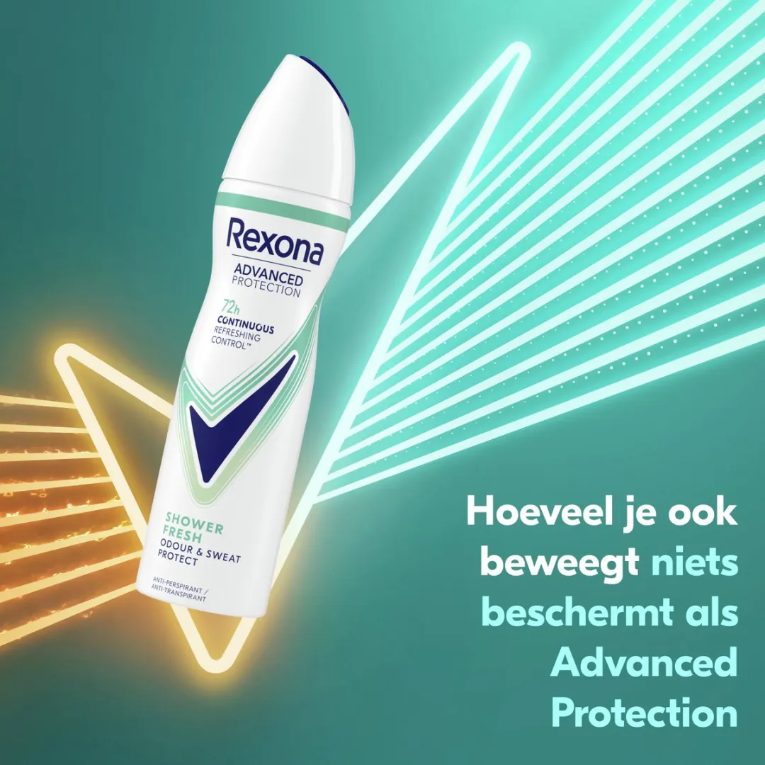 Rexona Women Advanced Protection Anti-Transpirant Spray 6x150ml - Shower Fresh