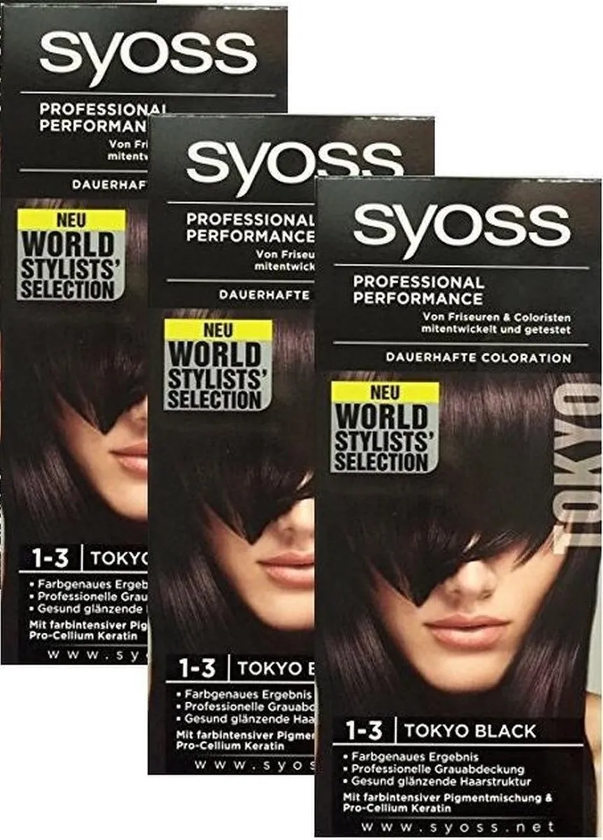 SYOSS 1-3 Tokyo Zwart Haarverf