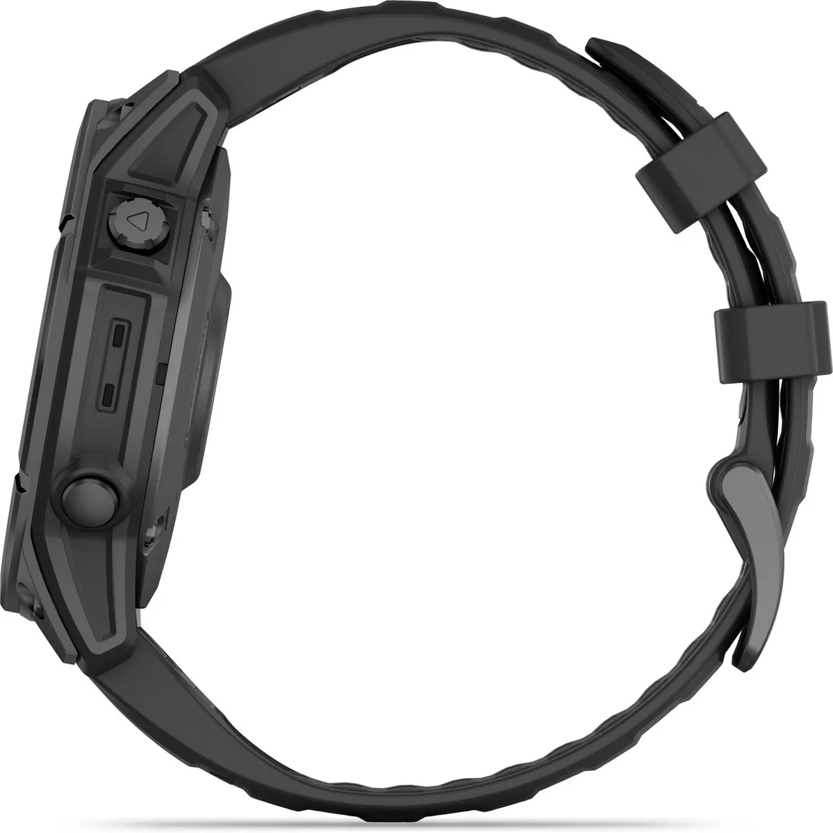 Garmin fēnix E 47mm Smartwatch - AMOLED - 16 Dagen - Donkergrijs/Zwart