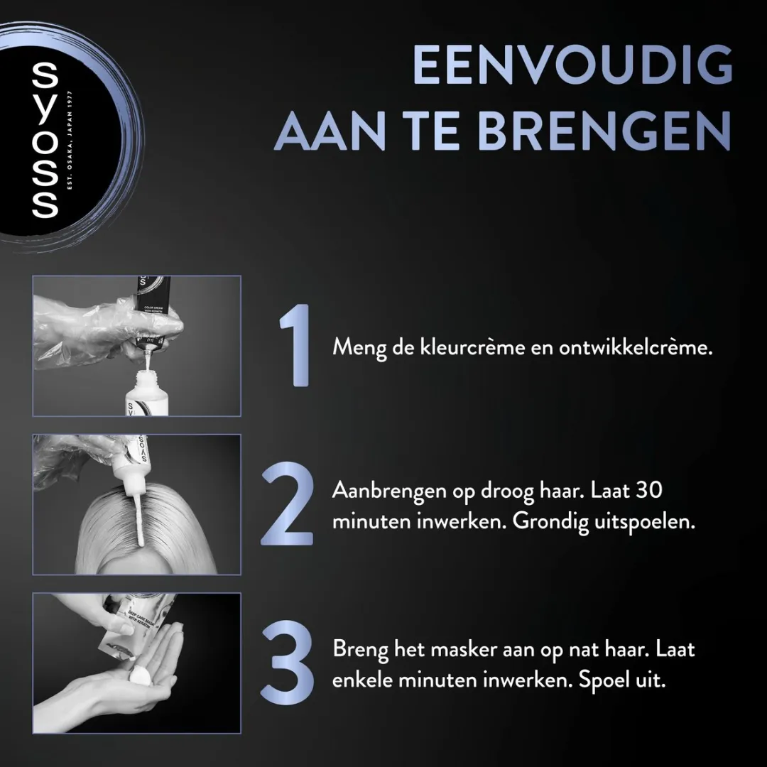 SYOSS Permanent Haarkleuring 7-46 Cool Middenblond 115ml