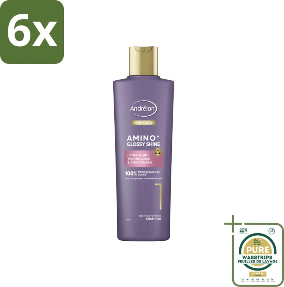Andrélon Pro Care Amino+ Glossy Shine Shampoo 250ml