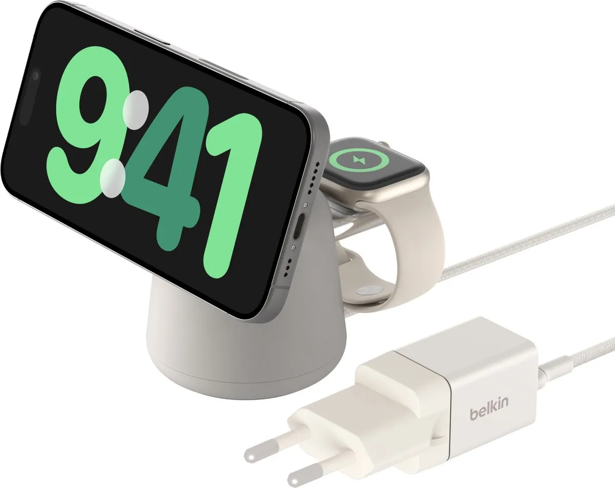Belkin BoostCharge Pro WIZ020vfH37 Draadloos Laadstation 15W