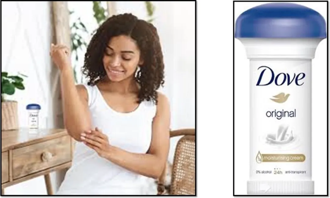 Dove Original Deo Crème - Mushroom - 3x50ml