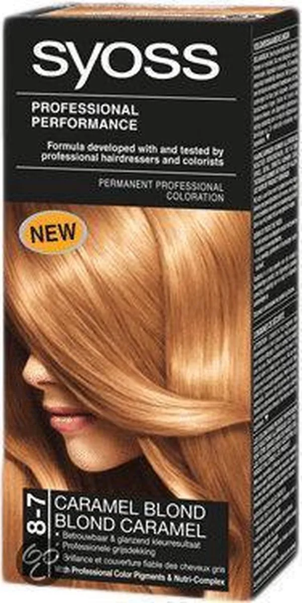 SYOSS Colors Cream 8-7 Caramel Blond Haarverf 115ml