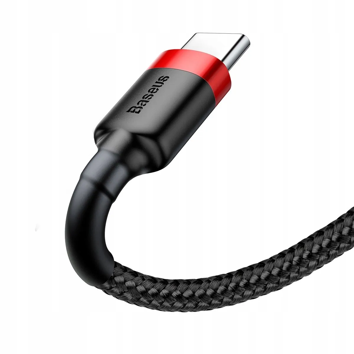 Baseus Start USB-C Kabel 0,5M - 2 Stuks - Zwart/Rood
