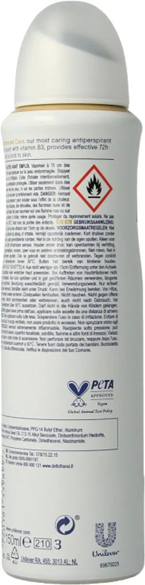 Dove Deodorant Spray Clean Touch - 150ml