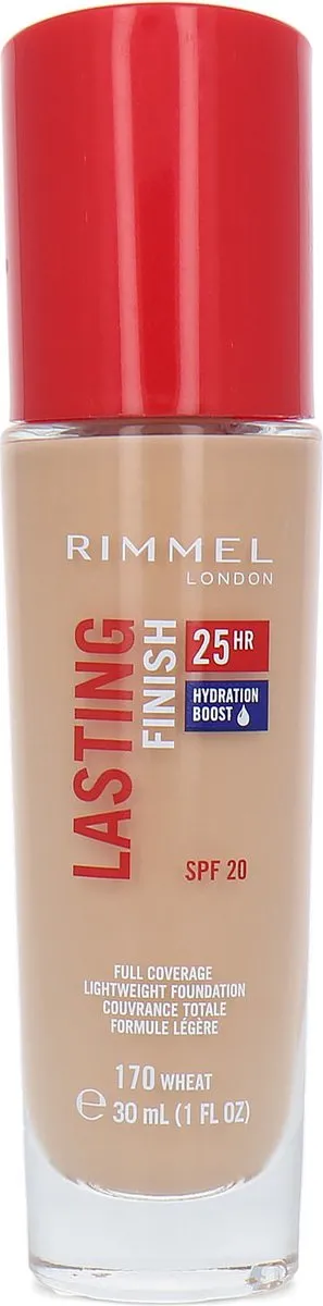 Rimmel London Lasting Finish Foundation 170 Wheat - 30ml