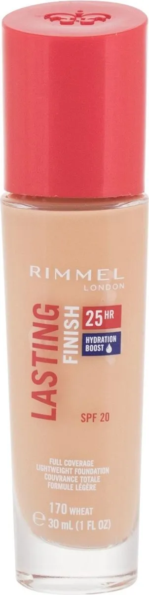 Rimmel London Lasting Finish Foundation 170 Wheat - 30ml