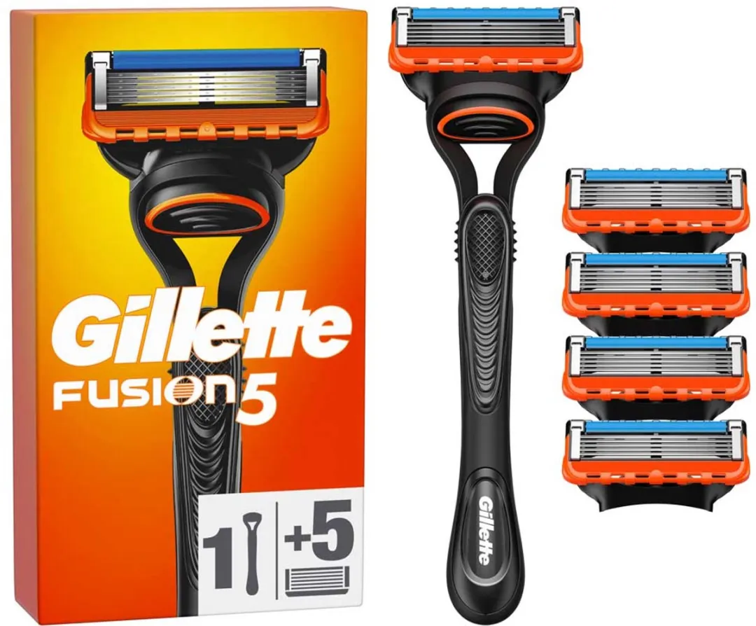 Gillette Fusion 5 Scheerhouder + 5 Mesjes