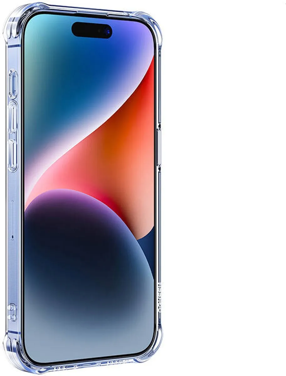 Ugreen iPhone 15 Hoesje Transparant - 1 Pasje - afbeelding 2 van 3