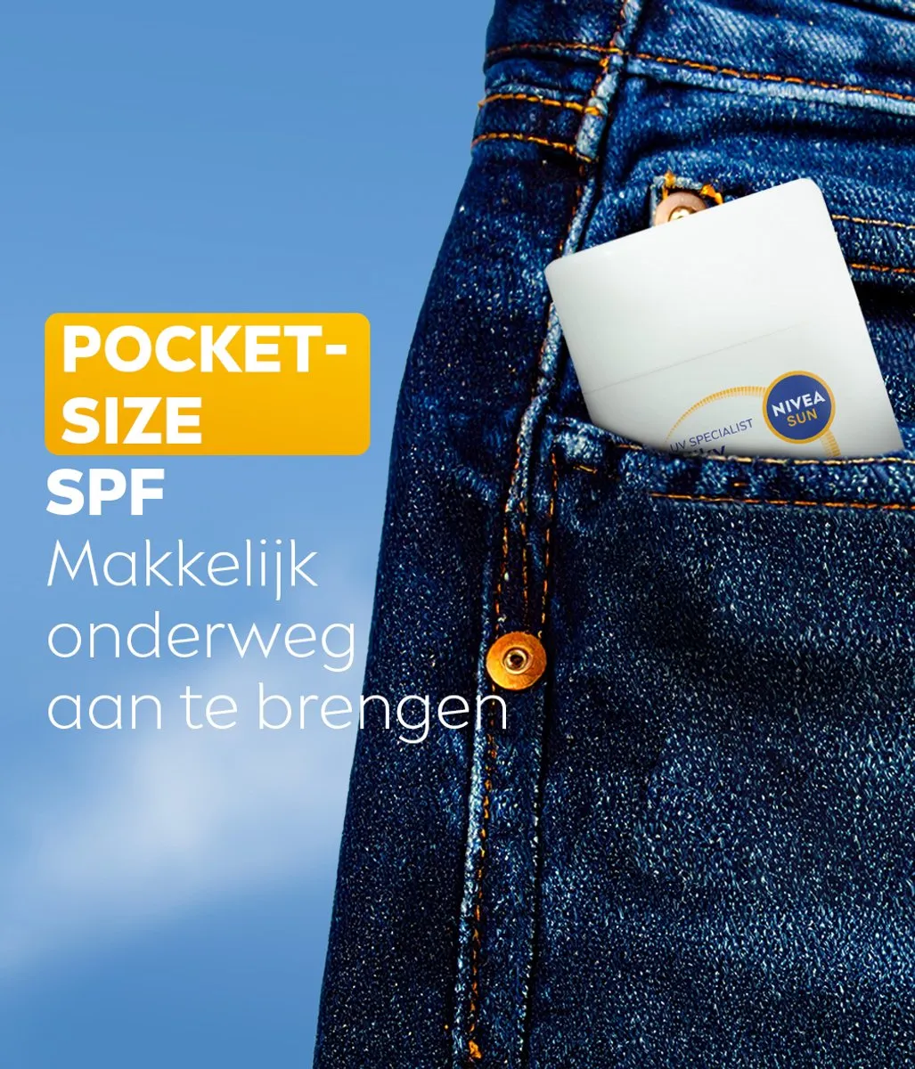 NIVEA Sun UV Face Silky Zonnebrand Stick SPF50+ 15g